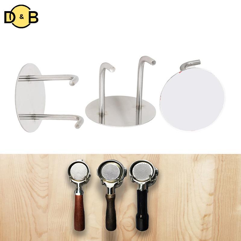 [DB] Self-adhesive Coffee Bottomless Portafilter Wall Ra 51mm/53mm/54mm/58mm Coffee Bottom Filter Ho