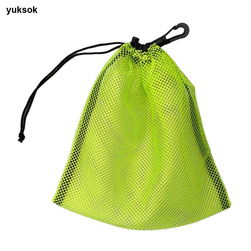 Yuksok กระเป๋าตาข่ายน้ำหนักเบานำลูกบอล ทำจากวัสดุไนลอน ใช้สำหรับกีฬาต่างๆ เช่น กอล์ฟและเทนนิส สามารถใส่ลูกบอลได้มากถึง 30 ลูก มีสายดึงเปิดปิด และมีให้เลือกสี — صورة 7