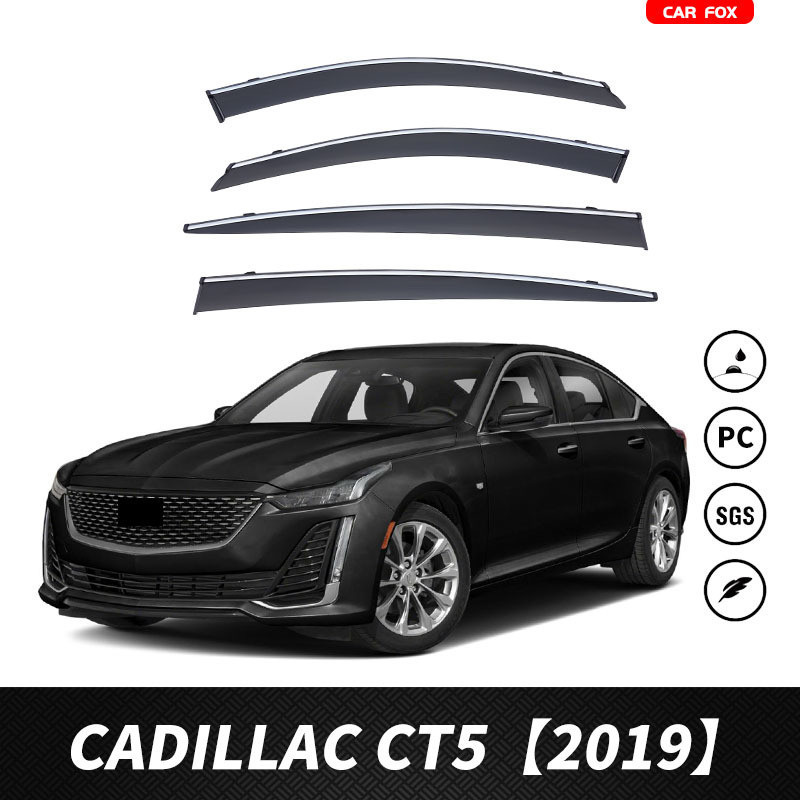 เหมาะสําหรับ CADILLAC CT5 กระดานกันฝนหน้าต่าง CADILLAC CT5 2019 ที่บังแดดหน้าต่างพร้อมสต็อกขายร้อน
