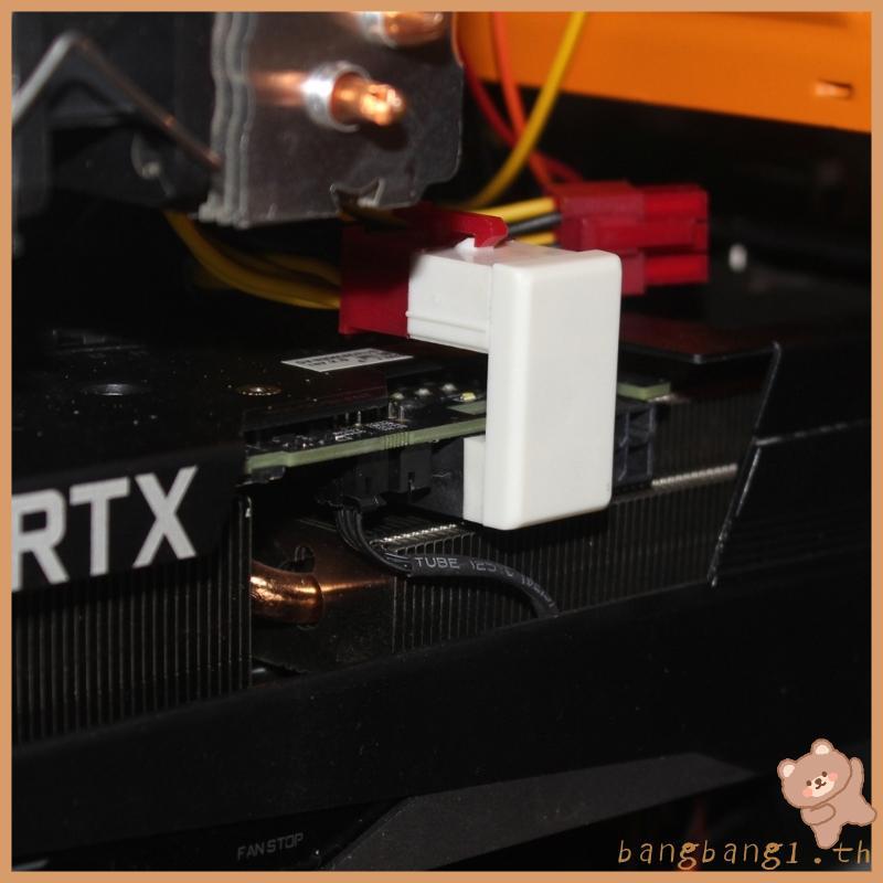 Bangb GPU 8Pin หญิง 8PIN ชาย 180 องศามุมอะแดปเตอร์ U เปิดสําหรับเดสก์ท็อปกราฟิกการ์ด