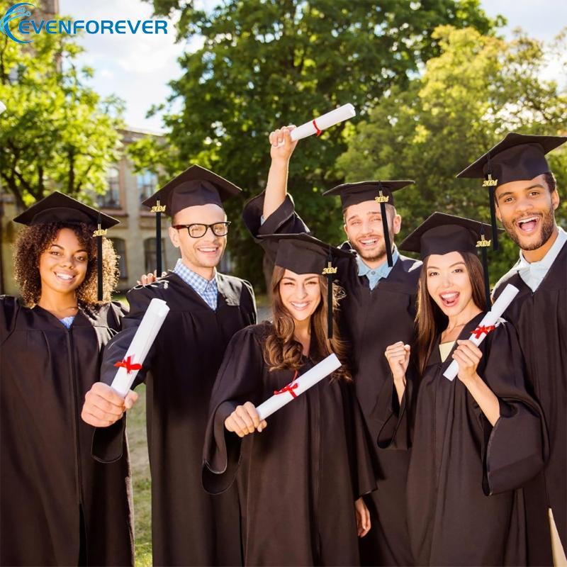 EV Graduation Tassels 2025 สําหรับมหาวิทยาลัยจบการศึกษาการตกแต่งโพลีเอสเตอร์ที่ใช้งานได้จริงสําหรับพ