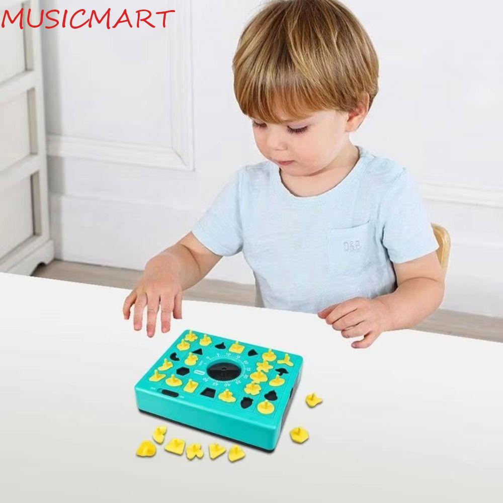 MUSICMART Timing Puzzle Board Game, Family Fun Pop Up Time-Matching Puzzle Toy, Birthday Presentatio