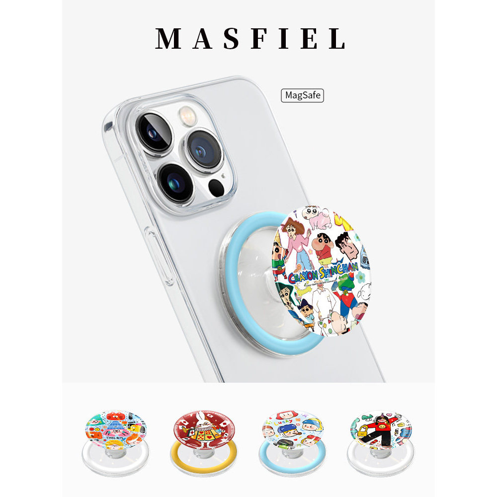 giptok แม่เหล็ก วงเล็บแม่เหล็ก MASFIL x Shin-Chan สติกเกอร์เหมาะสําหรับ MagSafe วงเล็บแม่เหล็กการ์ตู