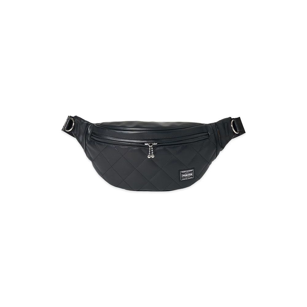 PORTER x Lewis Leathers Waist Bag Black Unused
