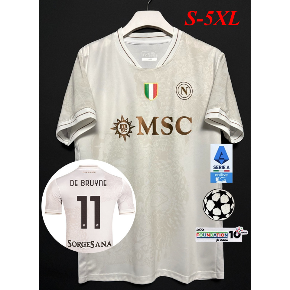 25/26 เสื้อฟุตบอลผู้ชายแฟนๆ Napoli