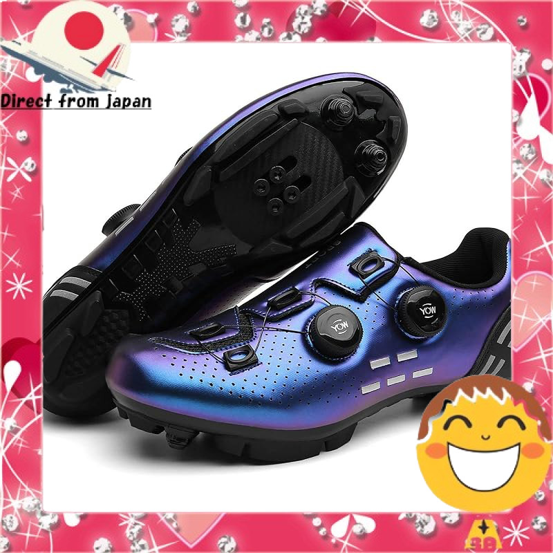 [MORYTRADE] Men's MTB ปั่นจักรยาน Shoes with SPD Clips - ทนทาน จักรยาน Shoes - สีดำ[ส่งตรงจากญี่ปุ่น