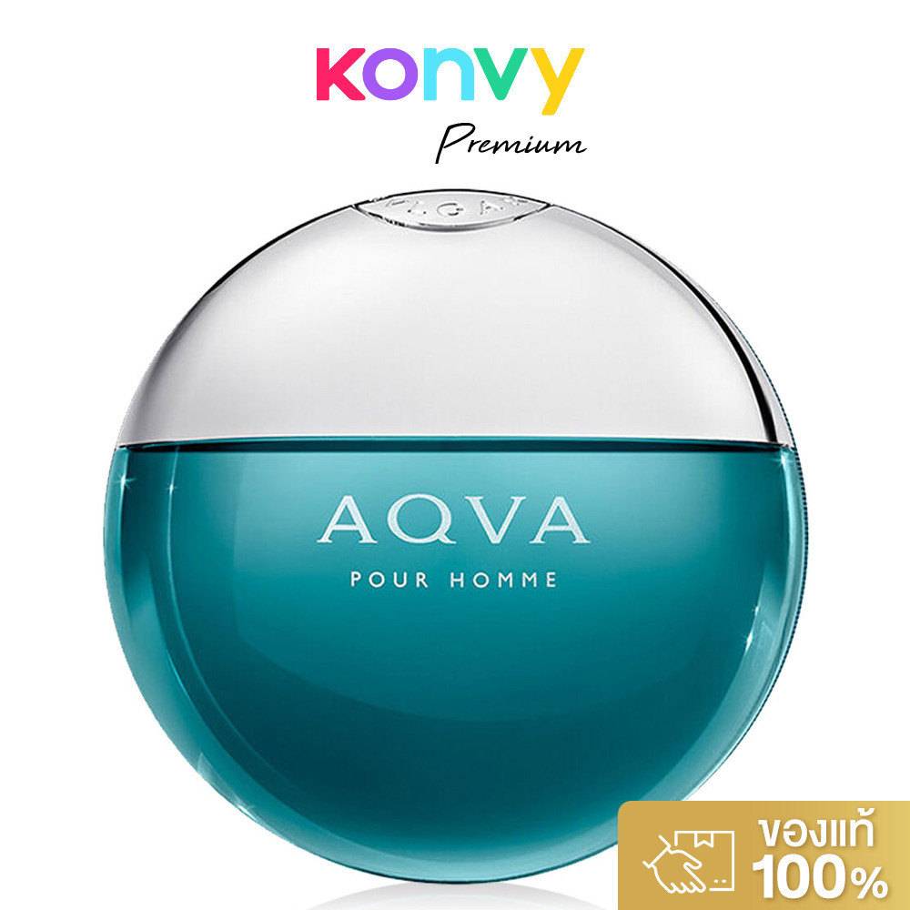 Bvlgari Aqva Pour Homme EDT 100ml น้ำหอมบุลการีสำหรับผู้ชาย (ของแท้ 100%).