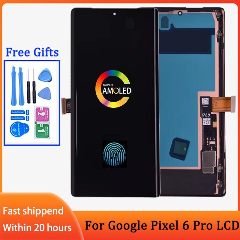 6.7AMOLED สําหรับ Google Pixel 6 Pro จอแสดงผล LCD Touch Screen Digitizer Assembly สําหรับ Pixel 6 Pr