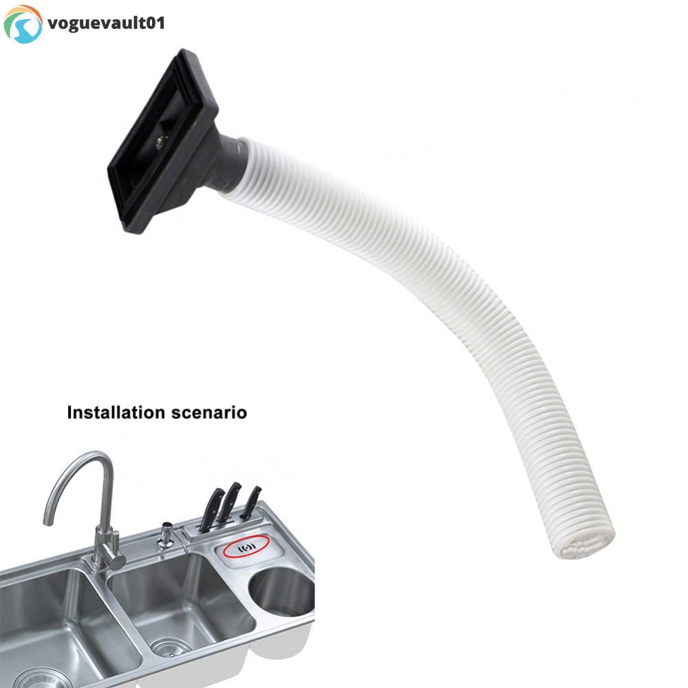 Flexible Upward Rectangle Overflow Drain Pipe for Various Sink Configurations