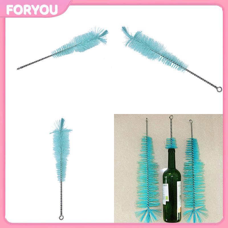 FORYOU ไนลอนขวดแปรงทําความสะอาดไวน์เบียร์ Home Brew Tube Spout เครื่องมือทําความสะอาดห้องครัว null