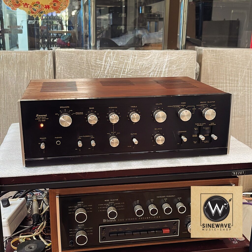 Integrated Amp ยี่ห้อ Sansui รุ่น AU-888 (Made in Japan)