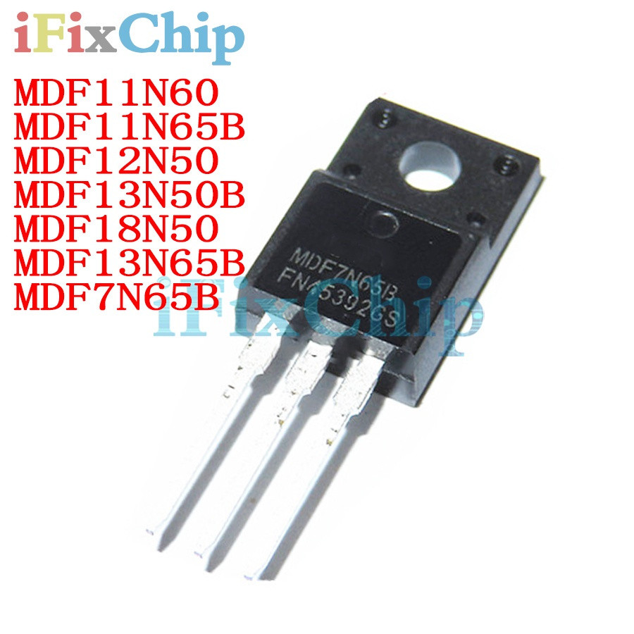 5pcs MDF11N60 TO-220F 11N60 MDF11N60TH MDF11N65B MDF11N65 MDF12N50 12N50 MDF13N50 MDF13N65B ทรานซิสเ