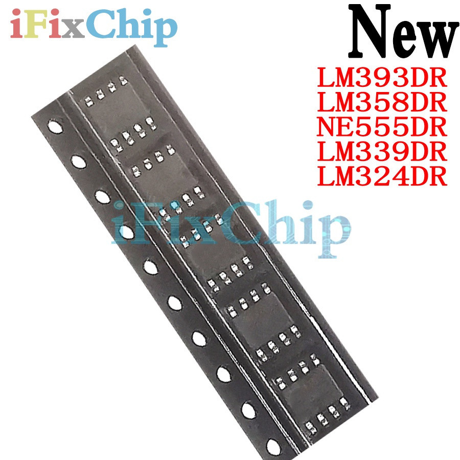 5pcs LM393DR LM393 SOP LM393DT LM358DR LM358 NE555DR NE555 LM339DR LM324DR LM358DR2G ชิป ic