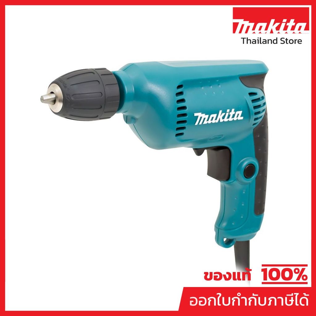 MAKITA 6413 สว่านไฟฟ้า ขนาด 3/8 นิ้ว กำลังไฟ 450 วัตต์ ความเร็วรอบตัวเปล่าสูงสุด 3,400 รอบ/นาที (มากีต้า)