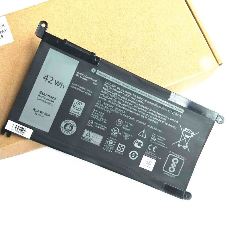ใหม่สำหรับ Dell 15-5568 7569 5468 7472 5468 7572 WDXOR แบตเตอรี่แล็ปท็อป