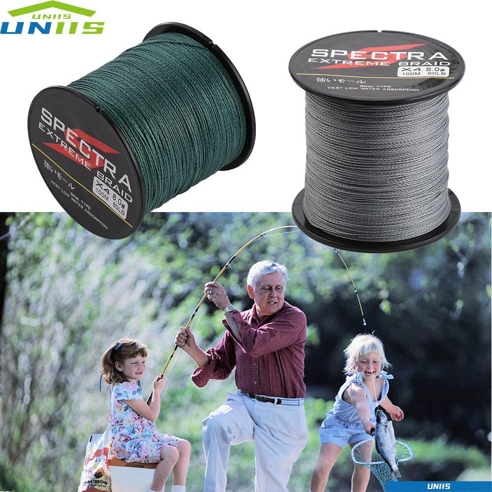 UNIIS 6-80LB 4 Strands Angling Japan PE Braided Multifilament Thread