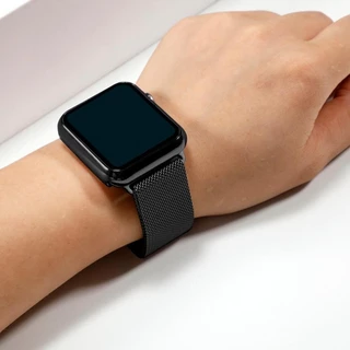 PC กรณีนาฬิกา ครอบคลุมสายรัดลูป Milanese for IWatch Ultra/SE 3 2 Smart Watch Series 11 10 9 8 7 6 49/46/45/44/42/41/38มม