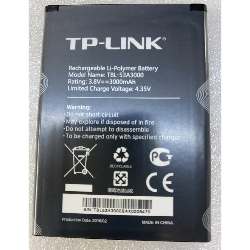 เหมาะสําหรับแบตเตอรี่ neffos/General Union TP-LINK TBL-53A3000 M7650 M7450