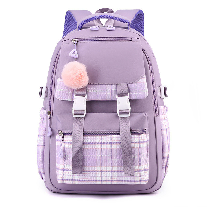 Fancybag  กระเป๋าเป้ แฟชั่น Scoth ปอมปอม