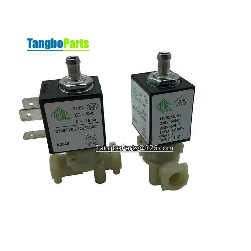 1 ชิ้น Espresso Coffe อุปกรณ์เสริม 0-15BAR 230 โวลต์ ODE LIV05230AY วาล์วน้ํา Solenoid วาล์ว 3-Way ว
