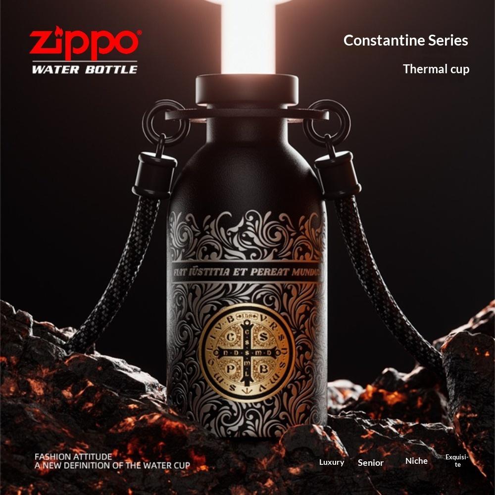 ZIPPO Constantine Travel Tumbler 350ml, การประชุมทางอุณหภูมิ, ป้องกันการรั่ว, Constantine Series, ขว