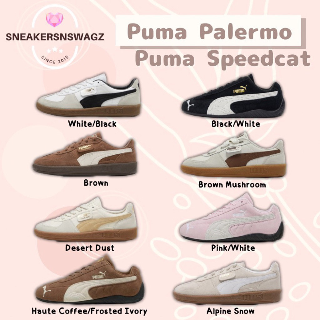 [พร้อมส่ง] รองเท้า Puma Palermo / Palermo Wide Lace SD / Puma Speedcat ของแท้ 100%