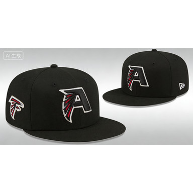 หมวกเบสบอล หมวกปรับได้ Atlanta Falcons Deceptor 9FIFTY Snapback Hat-ม่านบังแดดสีดํา unisex สีดํา