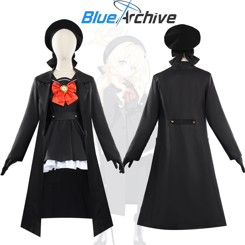 Blue Archive cosplay, Laughing Professor cosplay costume, squinting eyes cosplay outfit, full set of