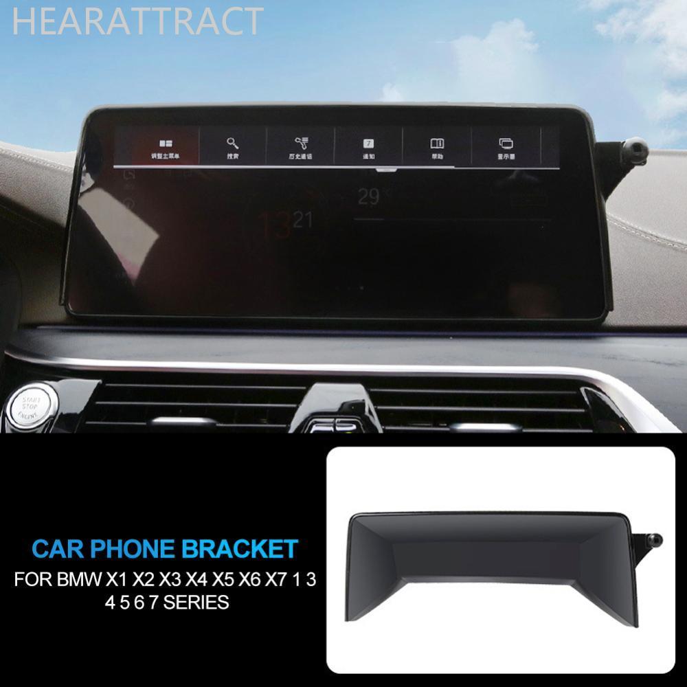 HEARATTRACT รถ Central Control วงเล็บโทรศัพท์คงที่นําทางหน้าจอสําหรับ BMW X1 X2 X3 X4 X5 X6 X7 1 3 4