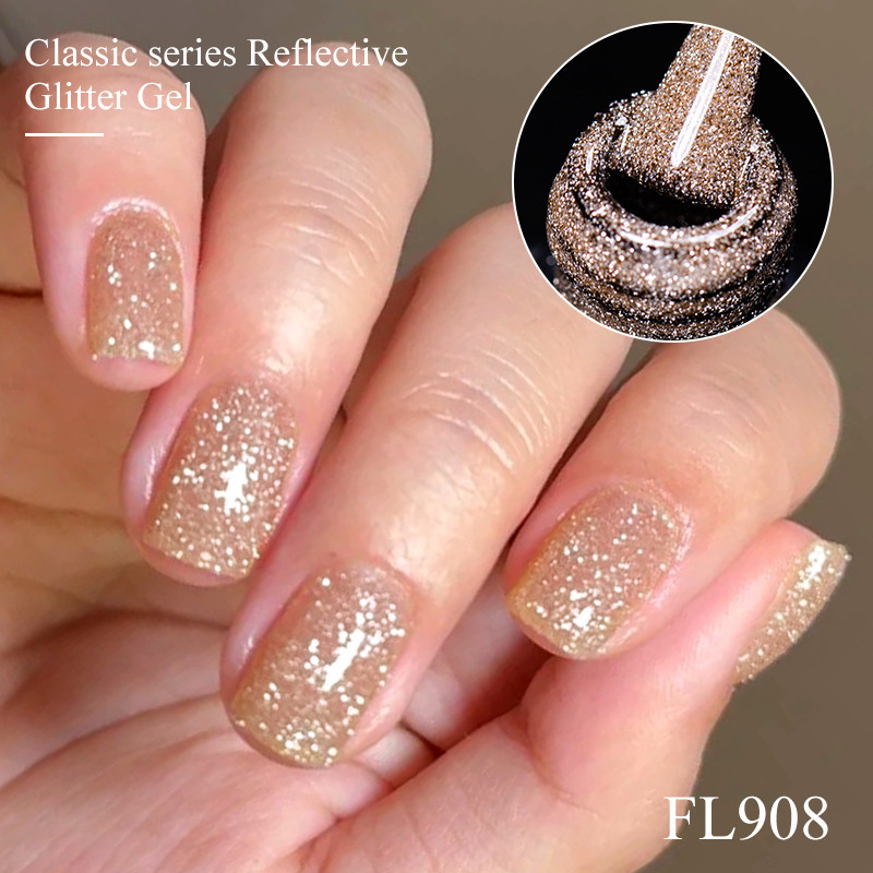 FOUR LILY 10mlยาทาเล็บเจลสะท้อนแสงสีดำและแดงใหม่ เหมาะสำหรับใช้ที่บ้านและเป็นของขวัญสำหรับตกแต่งเล็บแบบ DIY ราคา ถูกที่สุด ดีลบีเคเค แกลเลอรีภาพที่ 3