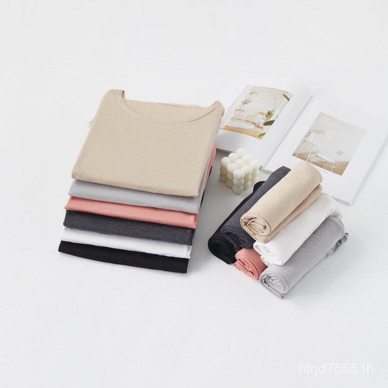 ชุดสูทบางสำหรับสตรีฤดูใบไม้ร่วง พร้อมกางเกงและเสื้อผ้าชิ้นบนยืดรอบคอ ขายส่งชุดชั้นในบาง 2RMG