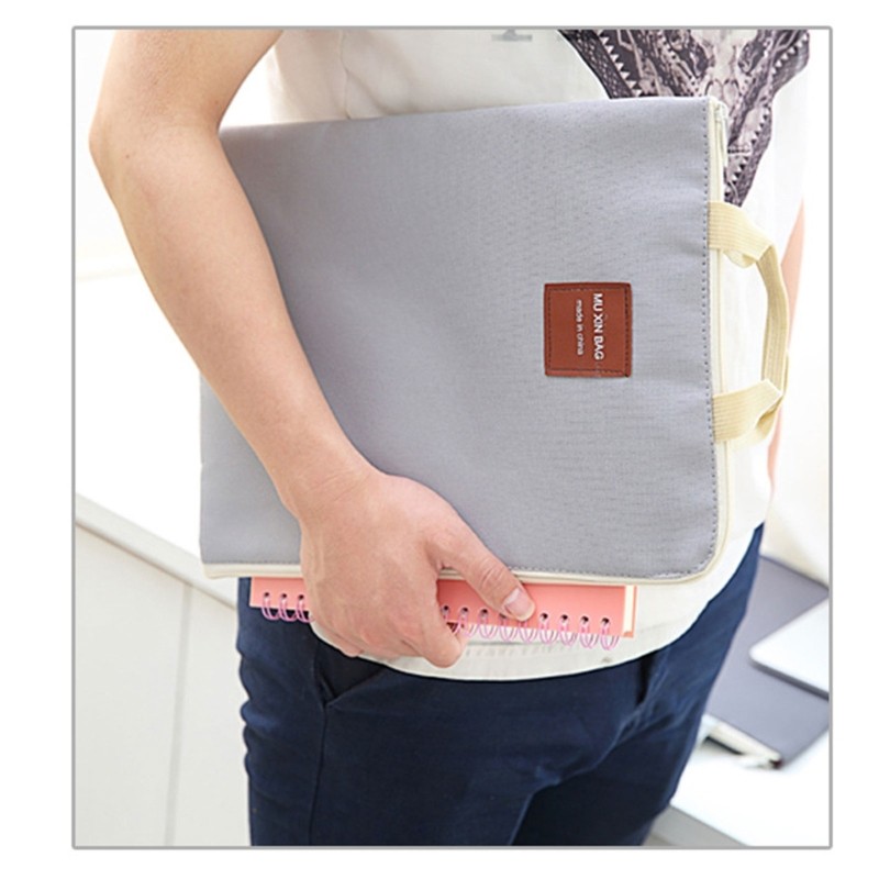 Stat Bag for Offices Storage Canvas Wallets A4 Wallets Lock Bag