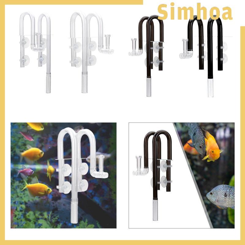 [SIMHOA] Aquarium Lily Tube Inflow/outflow ปรับกระแสเงินสดทําความสะอาดง่ายอุปกรณ์เสริมพร้อมถ้วยดูด S