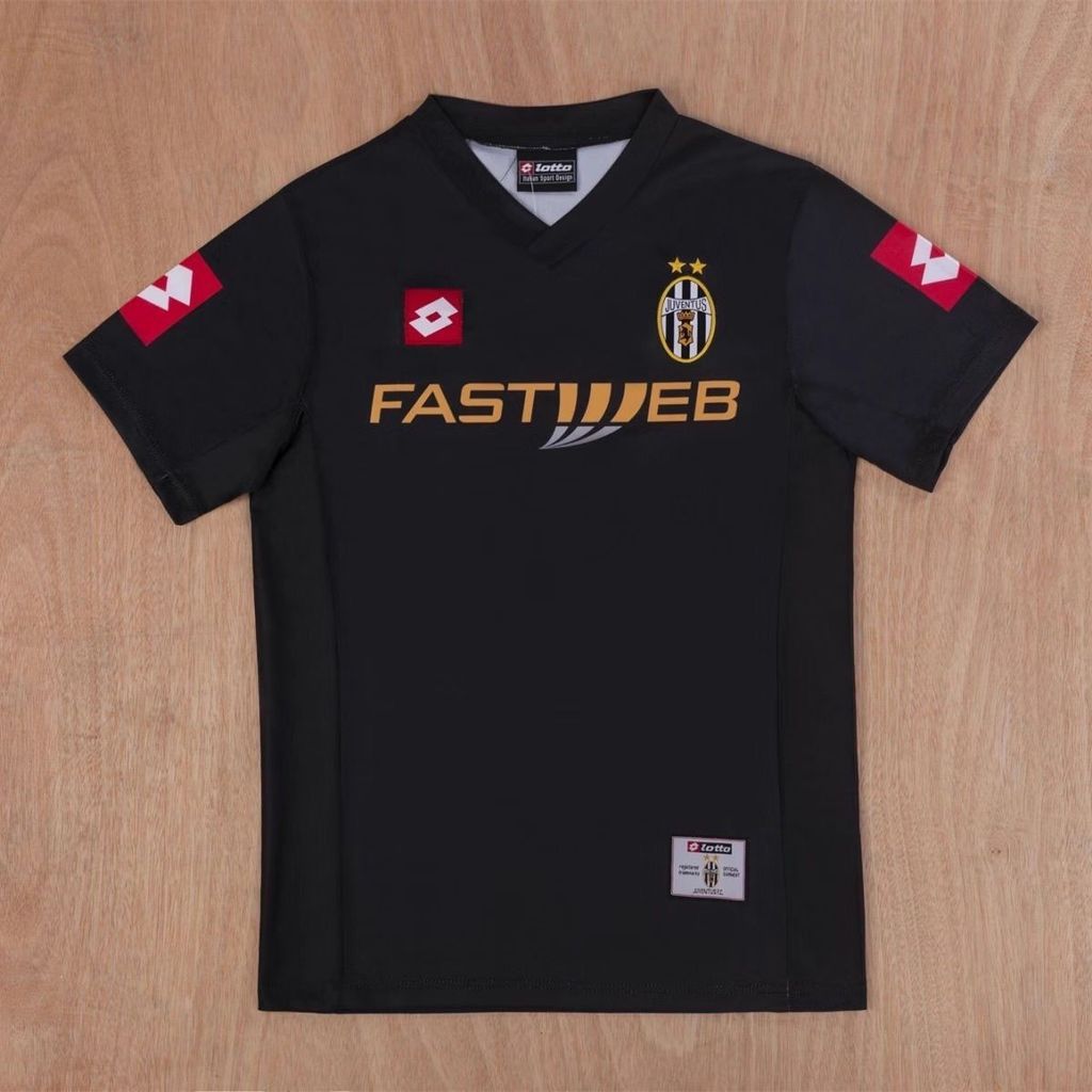 (S-2XL) 01-02 Juventus Away Retro Fan Short-Sleeve Jersey