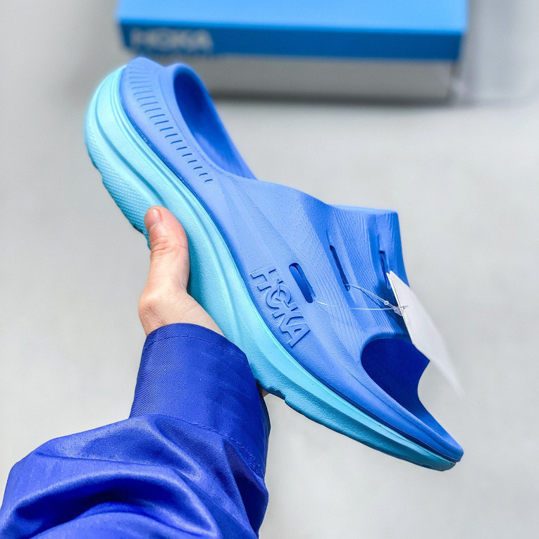 Hoka One One Ora recovery slide 3 รองเท้าแตะกีฬาสําหรับบุรุษและสตรีรองเท้าแตะลําลองขนาด 36-45 T7QA 1