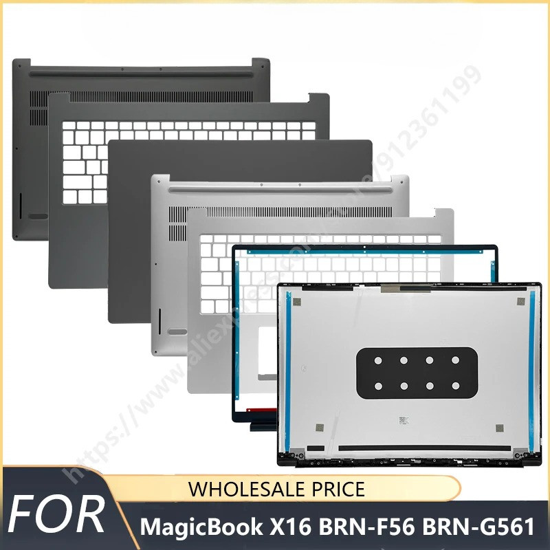 ใหม่สําหรับ Huawei MagicBook X16 BRN-F56 BRN-G561 แล็ปท็อปปกหลัง LCD ด้านหน้า Bezel Palmrest ด้านล่า