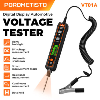 POROMETISTO VT01A รถเครื่องทดสอบวงจรไฟฟ้าปากกา DC 0.8-100V ร…