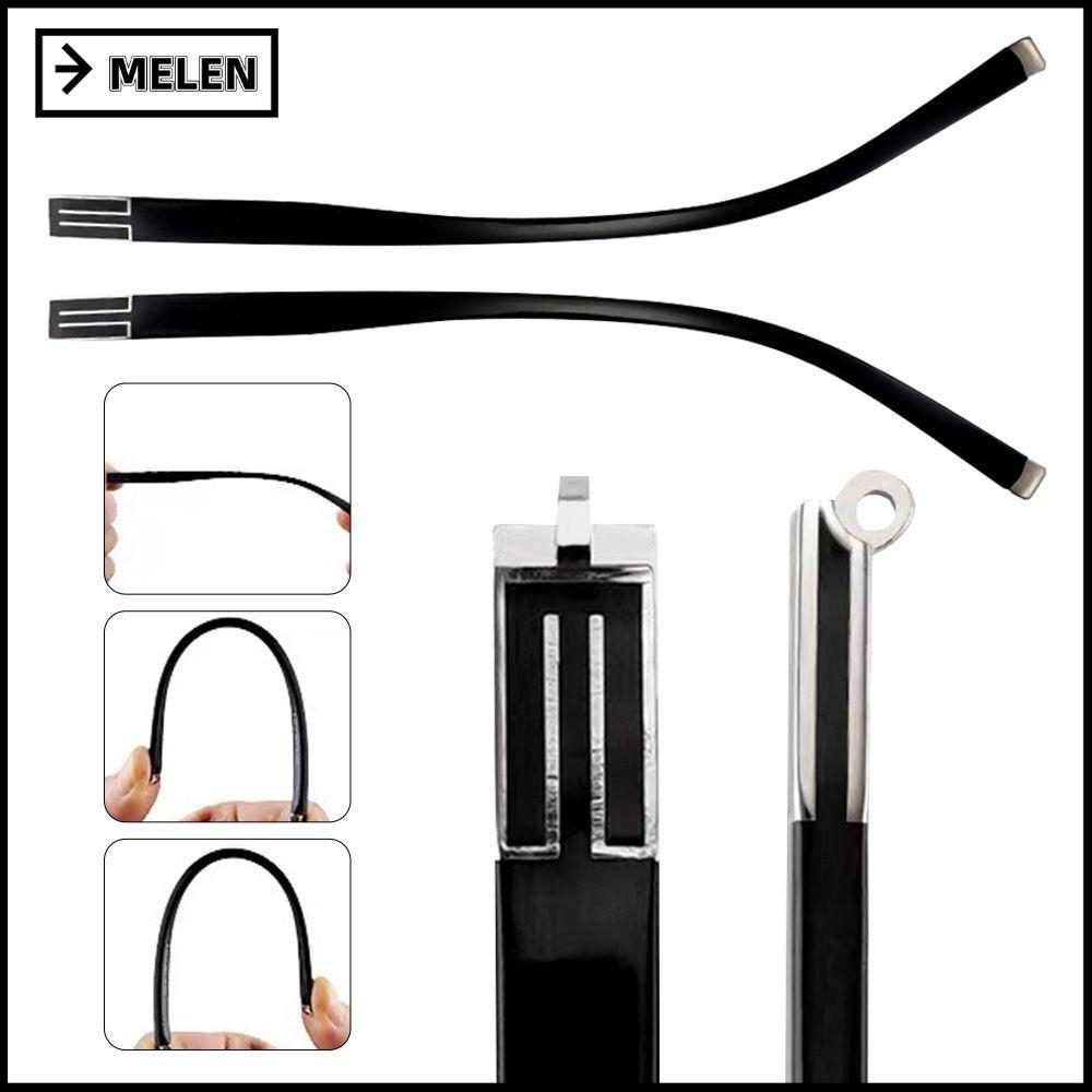 MELEN อุปกรณ์เสริมขาต้านทานการเลื่อนสำหรับแว่นตาแบบฟันเดียว