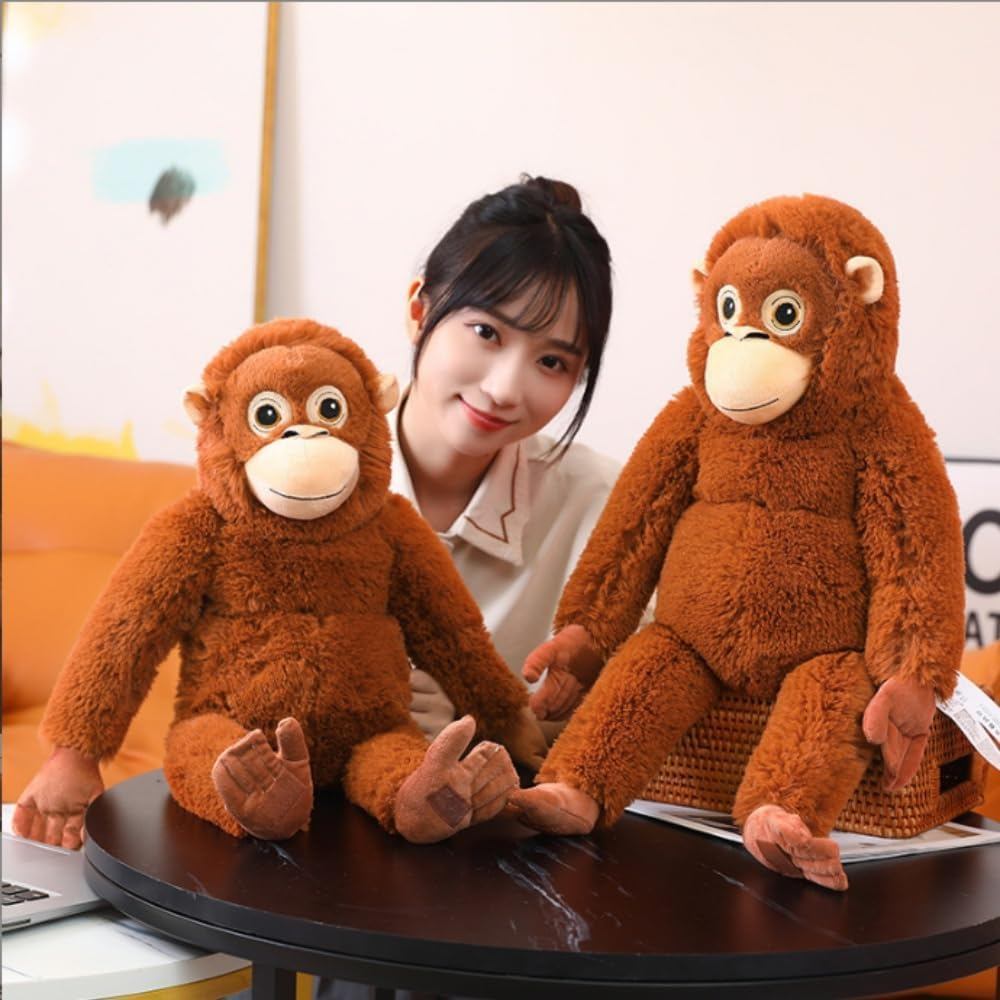 63 ซม.Oangutan Punch Plushies, Gorilla ตุ๊กตาสัตว์, Soft Plushies หมอนของขวัญสําหรับเด็กแฟนวันเกิดวั