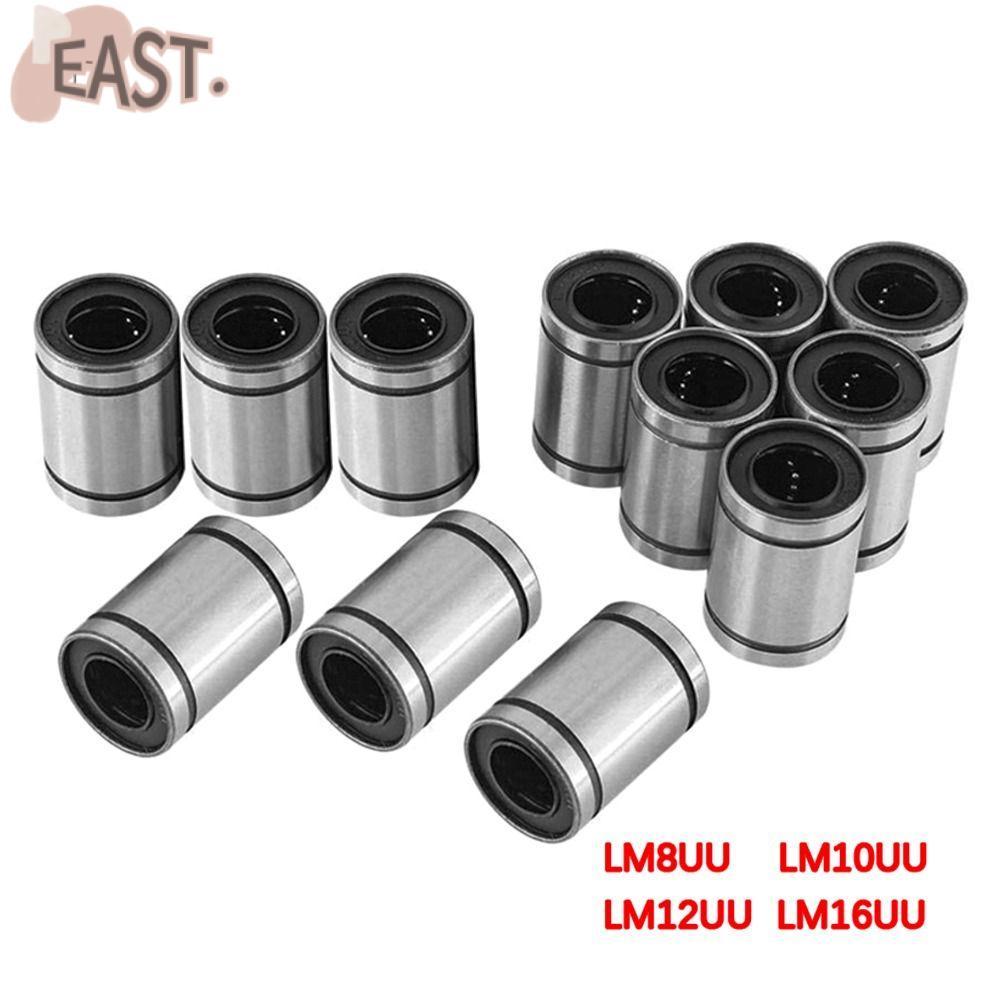 EASTS บูชเหล็กโครเมียมทนทานสําหรับเครื่องพิมพ์ LM3UU LM4UU LM5UU LM6UU