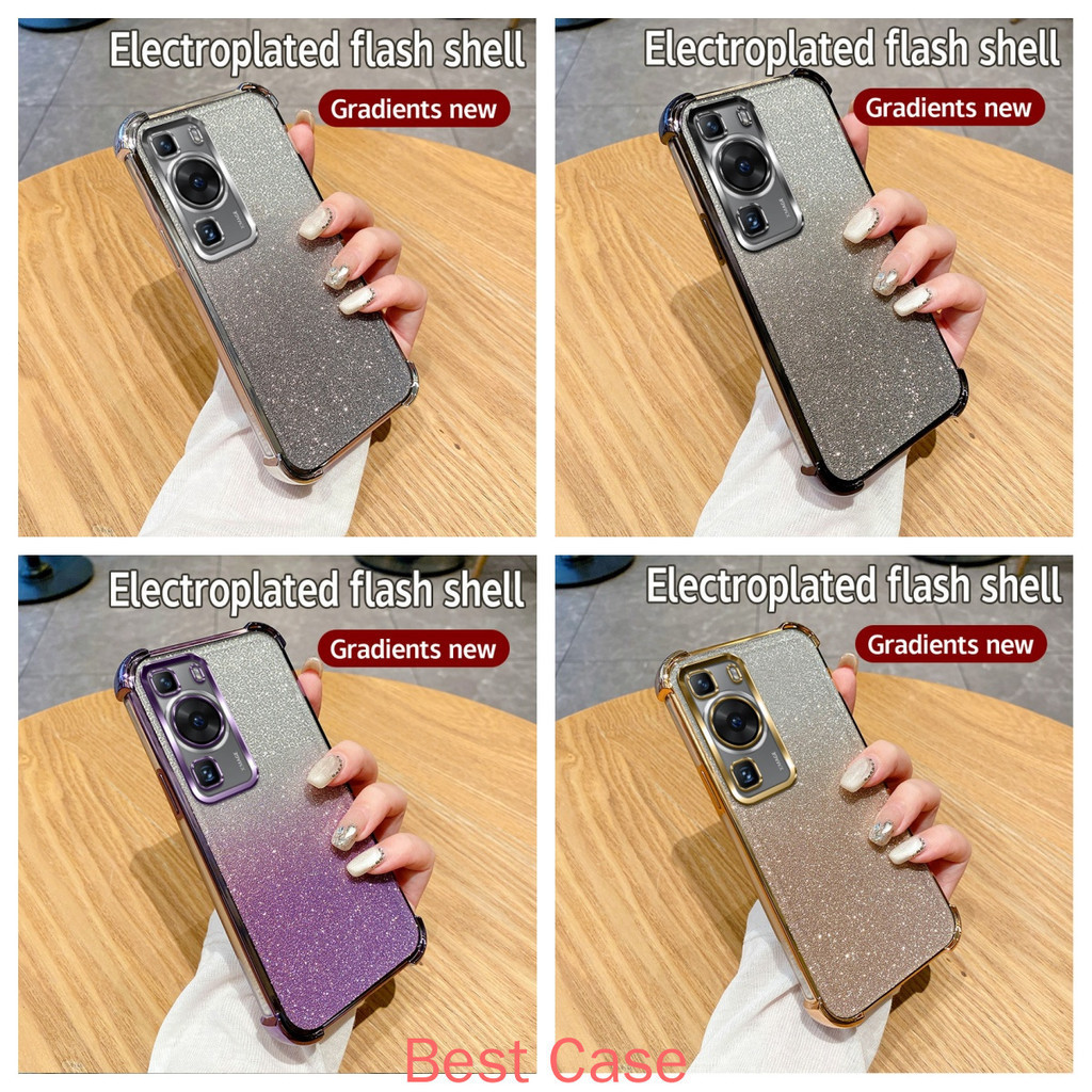 เคส Huawei P60 Pro Case เคสโทรศัพท์คุณภาพสูง flash shell Anti Drop Case Soft Case DDSJ-2