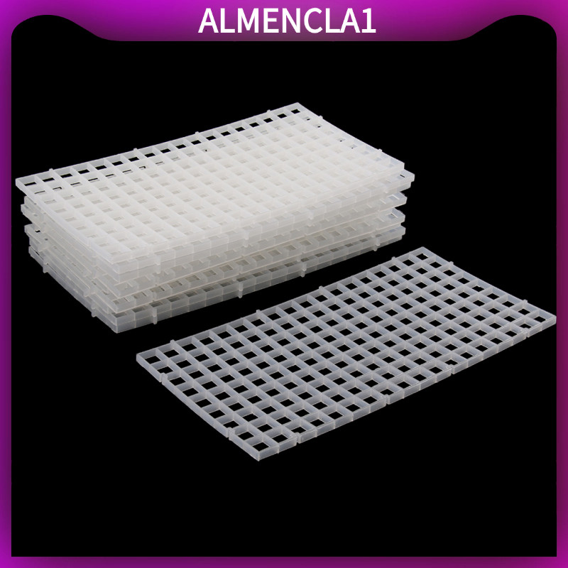 [Almencla1] 10x Aquarium Fish Tank Divider Filter Patition (2 สี) กึ่งโปร่งใส