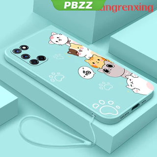 PBZZ เคสซิลิโคนนิ่ม ลายการ์ตูนแมว กันกระแทก สําหรับ OPPO A52 OPPO A92 OPPO A74 5G YTDZMM02