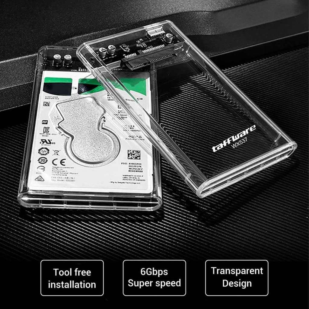 Taffware Hard Drive SSD Enclosure 2.5 นิ้ว USB 3.0 ถึง USB Micro B 3.0 - WX537 Bestseller1