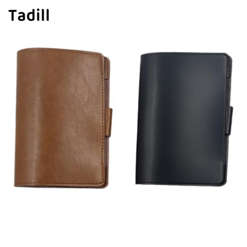Tadill Golf Scorecard Holder แบบพกพา Yardage ปกหนังสือ PU หนังกันน้ําทนต่อการสึกหรอเหมาะสําหรับกิจกรรมกลางแจ้ง Golf Practice เกมติดตาม Gol