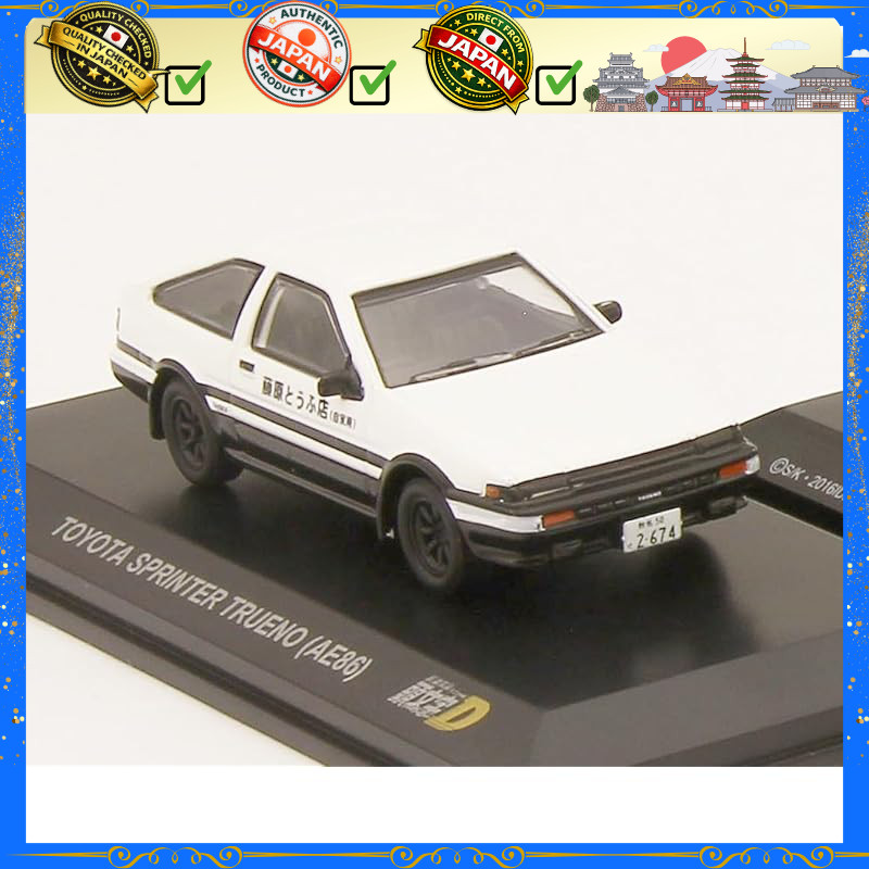Kyosho Original 1/64 Initial D Toyota Sprinter Trueno (AE86) Completed Model