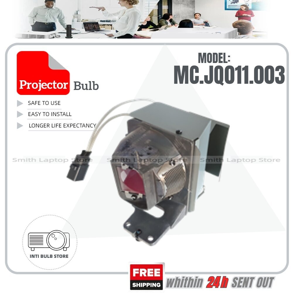 สําหรับโคมไฟโปรเจคเตอร์ ACER MC.JQ011.003 G550 GM512 H6521ABD H6521BD H6540BD HV532 V6520 X1623H X16