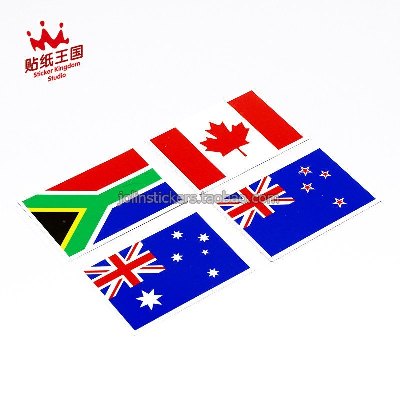 South Africa Canada Australia New Zealand Flag Car Sticker Car Body