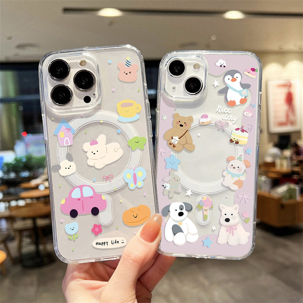 เคสโทรศัพท์แบบแม่เหล็ก for Samsung A57 A37 A07 A56 A17 5G A36 A16 A54 A55 A35 A06 S26 S25 S23 S24 Ultra S26 FE กันกระแทก