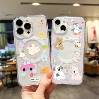 เคสโทรศัพท์แบบแม่เหล็ก for Samsung A57 A37 A07 A56 A17 5G A36 A16 A54 A55 A35 A06 S26 S25 S23 S24 Ultra S26 FE กันกระแทก